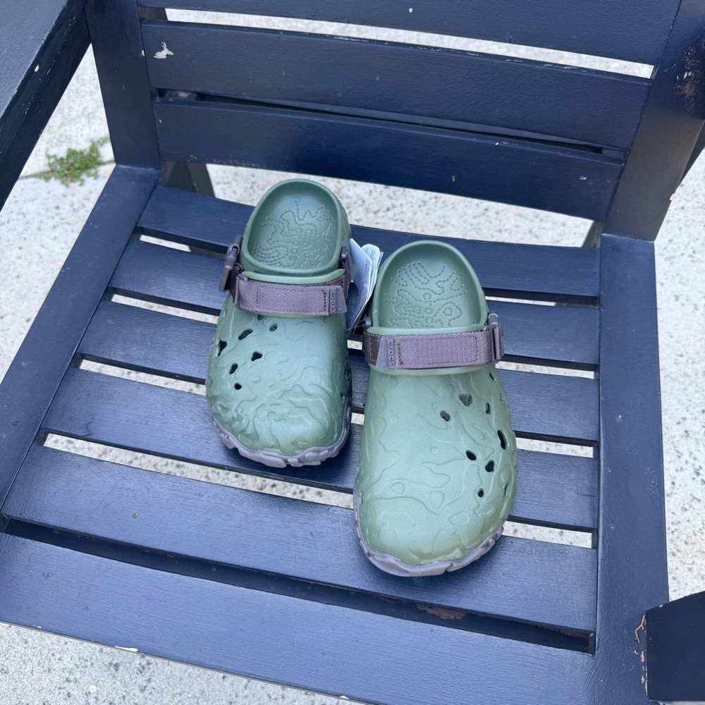 Crocs All Terrain Atlas Green Clogs - Picture 4 of 6